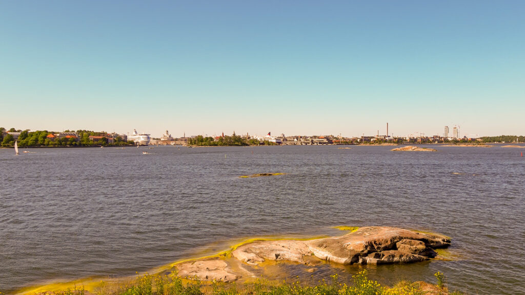 Suomenlinna - pohled na Helsinky