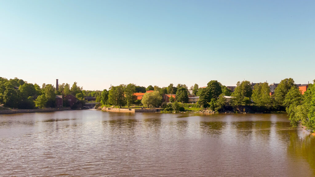 Vanhakaupunki - řeka Vantaa se vlévá do Baltského moře